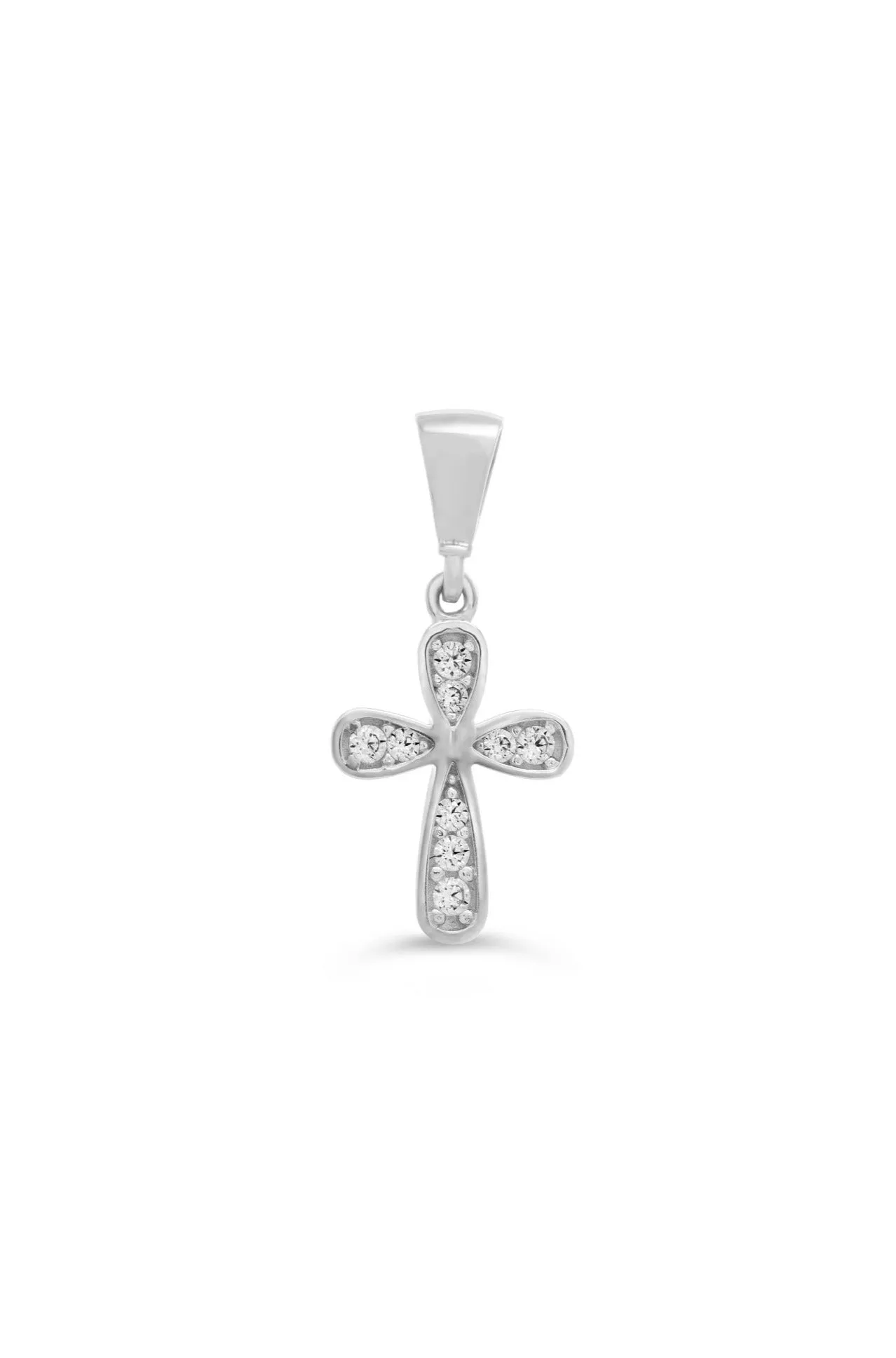 10k Gold Cross with CZ