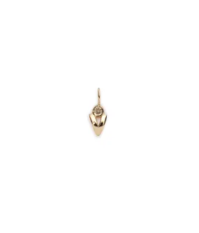 14k Gold Alphabet Soup V Charm