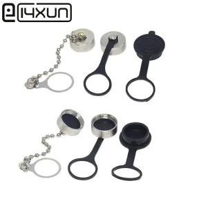 1Pcs Gx12 Gx16 Gx20 Aviation Connector Plug Cover Waterproof Cover Dust Metal/Rubber Cap Circular Co