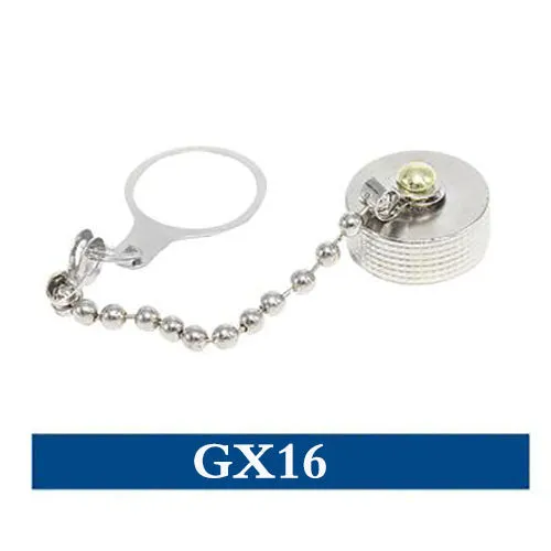 1Pcs Gx12 Gx16 Gx20 Aviation Connector Plug Cover Waterproof Cover Dust Metal/Rubber Cap Circular Co