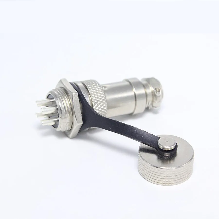 1Pcs Gx12 Gx16 Gx20 Aviation Connector Plug Cover Waterproof Cover Dust Metal/Rubber Cap Circular Co