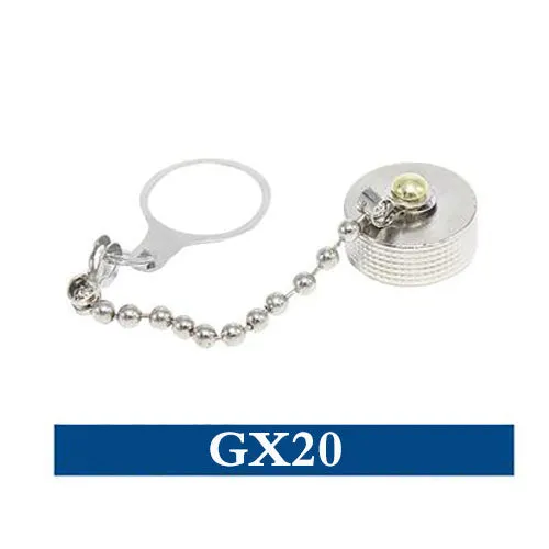 1Pcs Gx12 Gx16 Gx20 Aviation Connector Plug Cover Waterproof Cover Dust Metal/Rubber Cap Circular Co