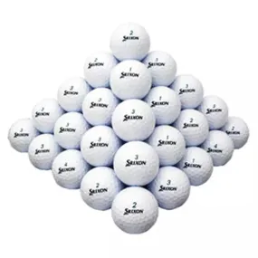 36 Srixon Mix White Golf Balls - Recycled 5A/4A