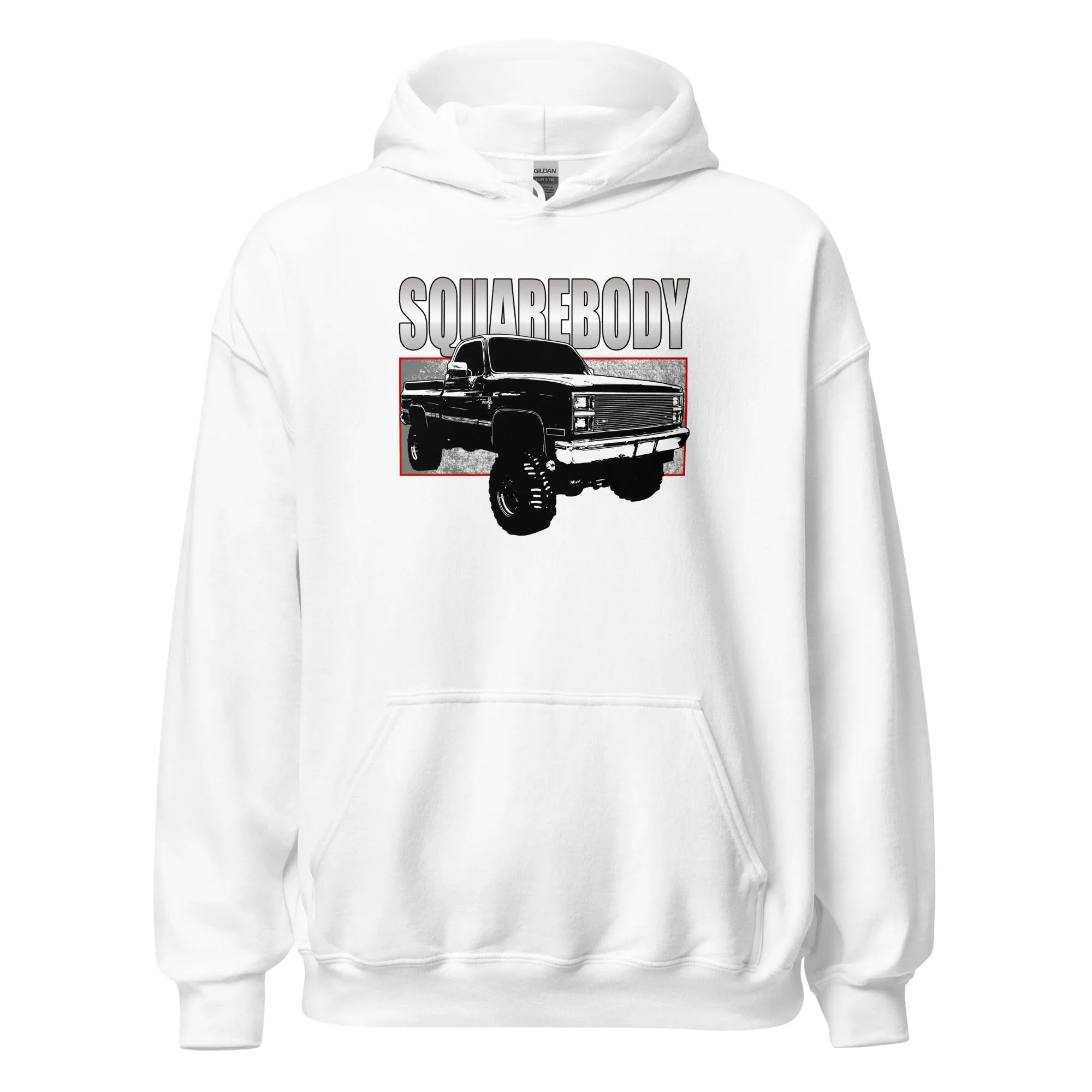 80s Squarebody 4x4 Hoodie Square Body Truck Sweatshirt