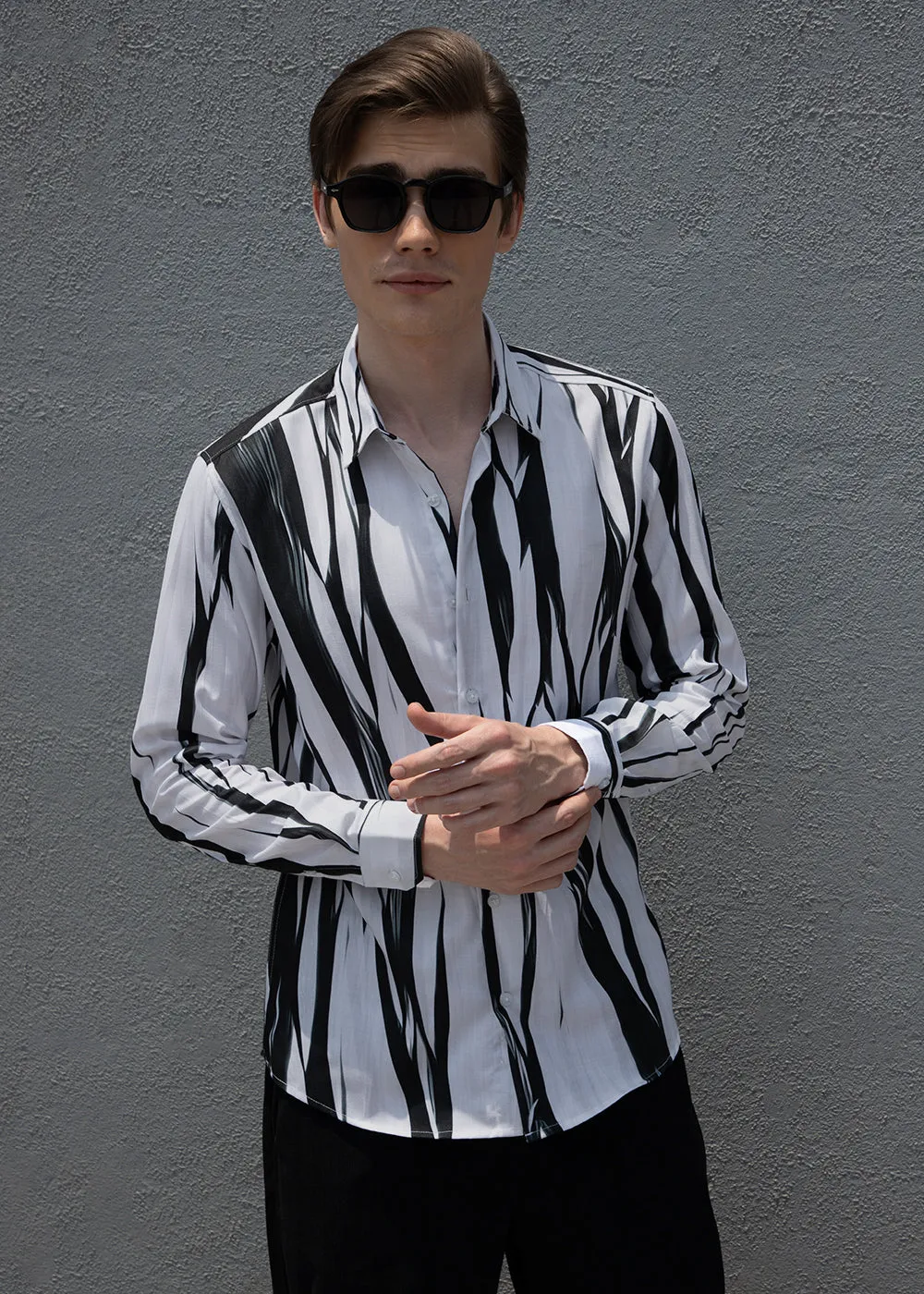 Abstract Black Shirt