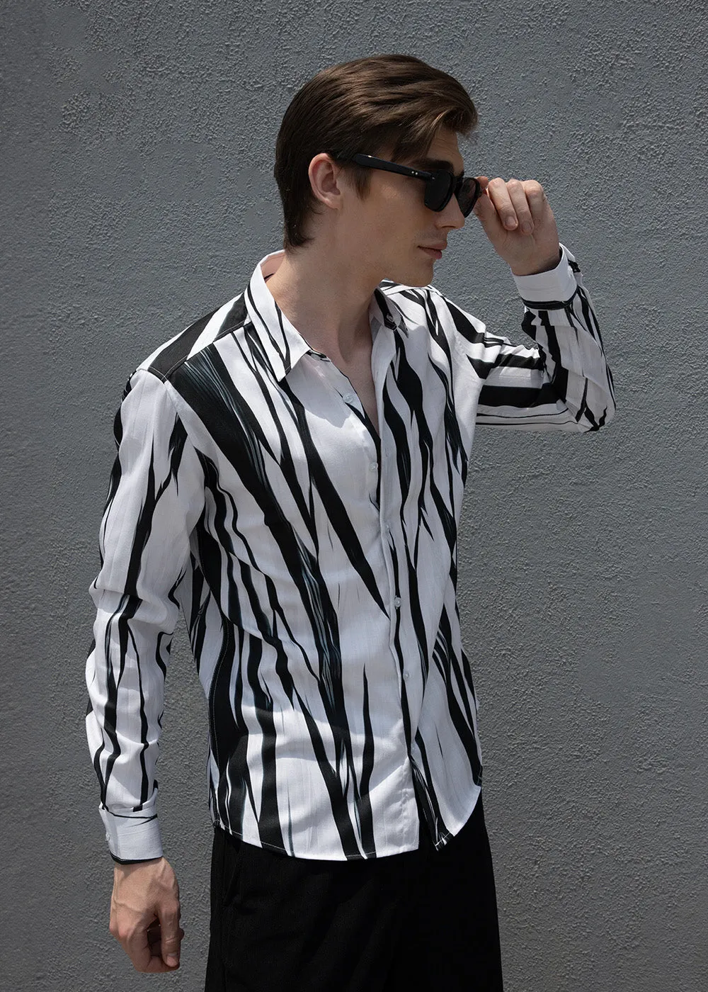 Abstract Black Shirt