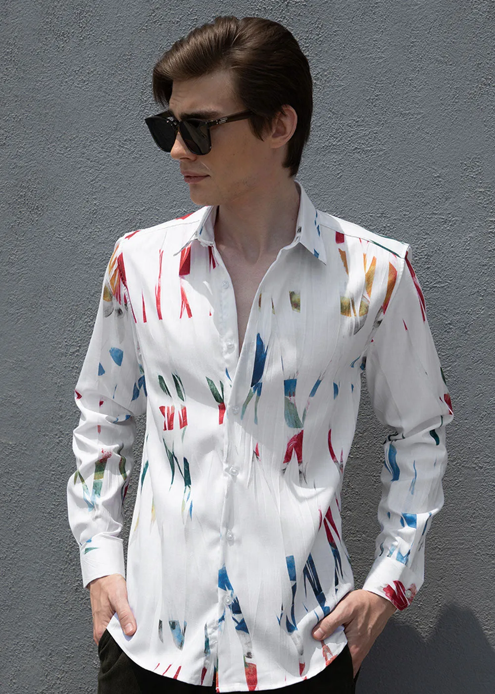 Abstract Multicoloured Shirt