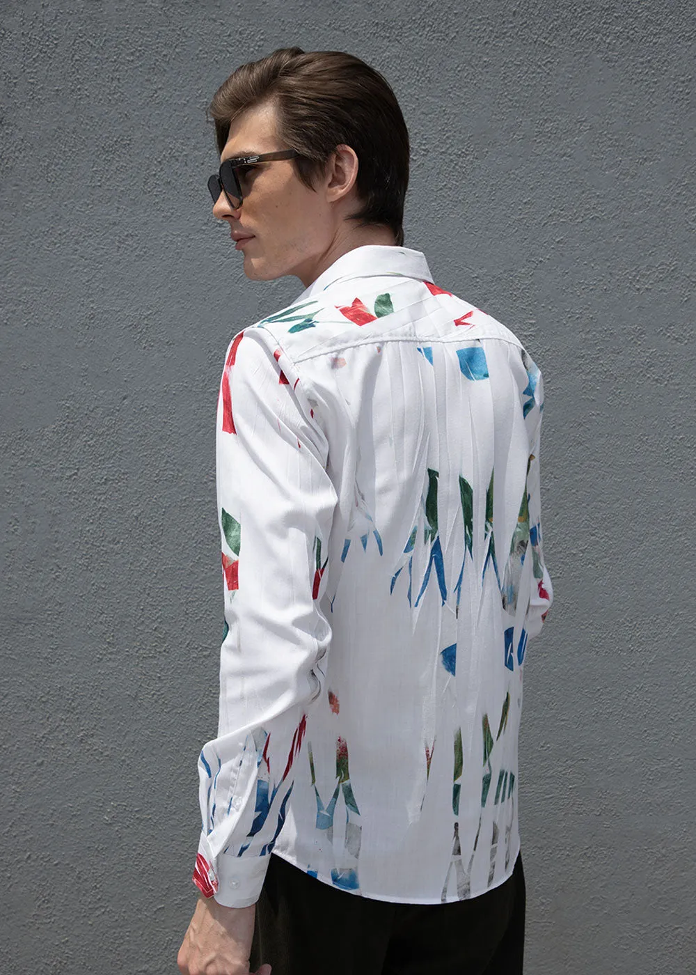 Abstract Multicoloured Shirt