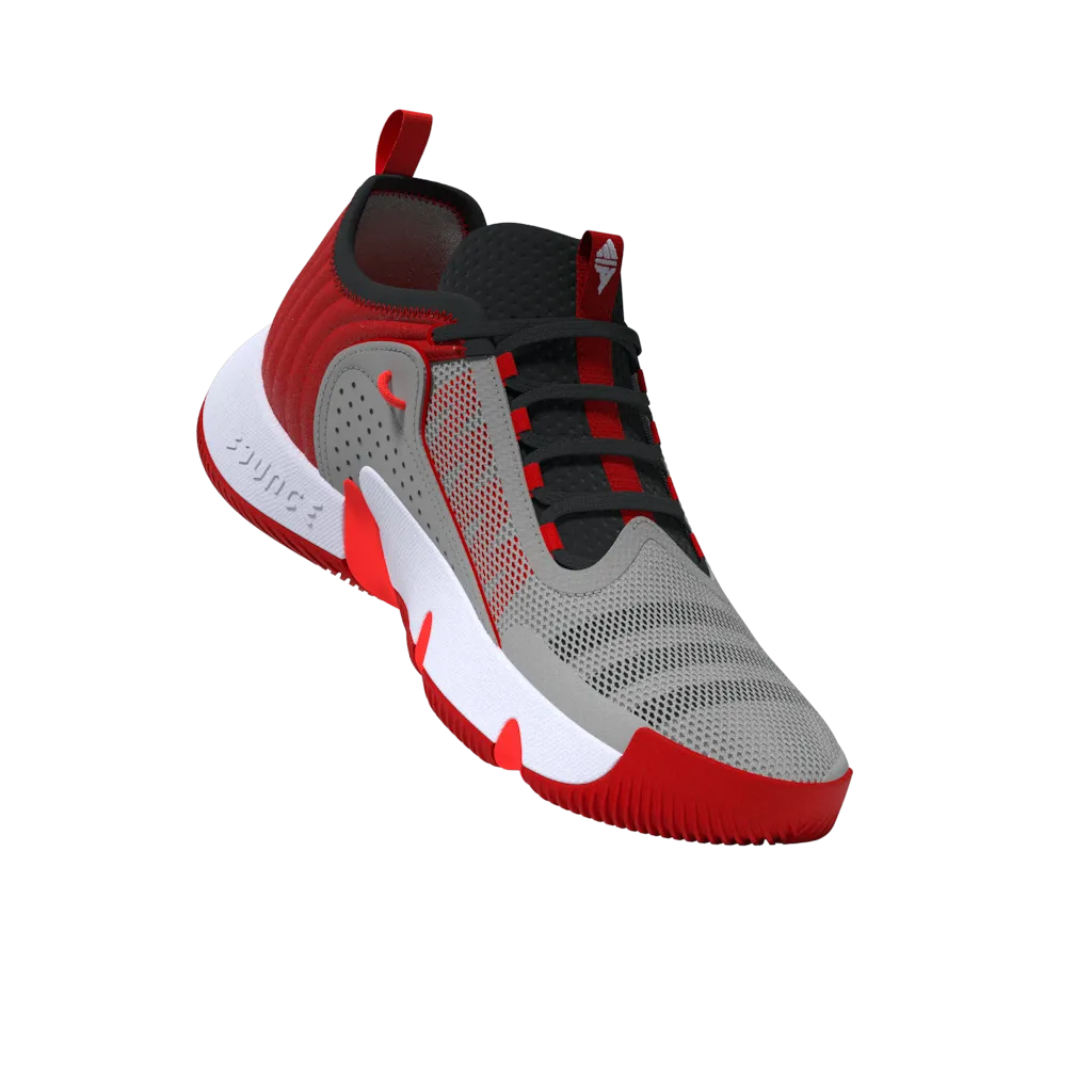 Adidas Mens Trae Unlimited Basketball Shoes - Grey/Carbon/Scarlet