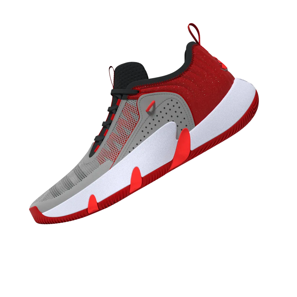 Adidas Mens Trae Unlimited Basketball Shoes - Grey/Carbon/Scarlet