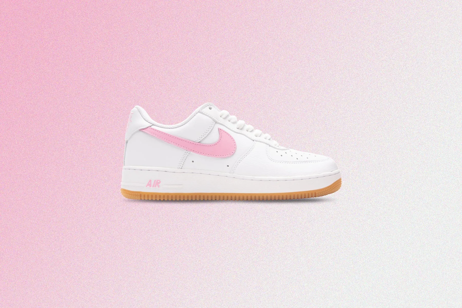 Air Force 1 Low Retro - White/Pink/Gum Yellow