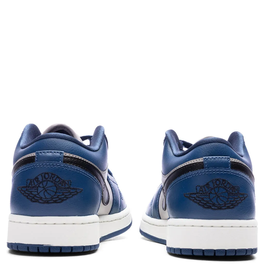 Air Jordan 1 Low Women's - French Blue/Black-College Grey/Sail