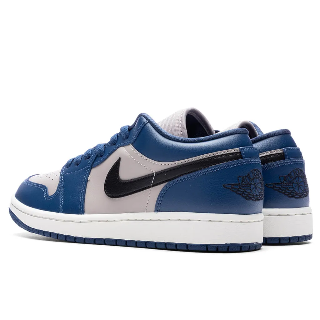 Air Jordan 1 Low Women's - French Blue/Black-College Grey/Sail