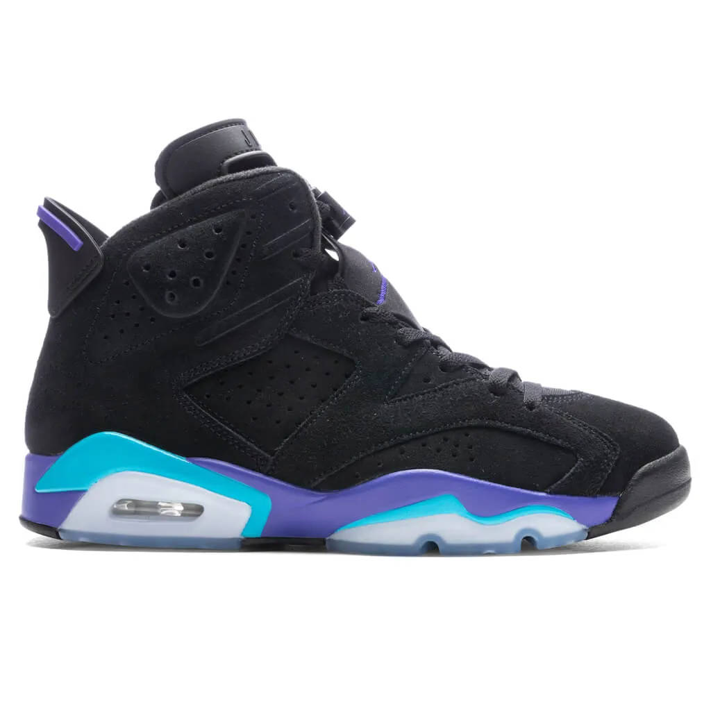 Air Jordan 6 Retro 'Aqua' - Black/Bright Concord/Aquatone