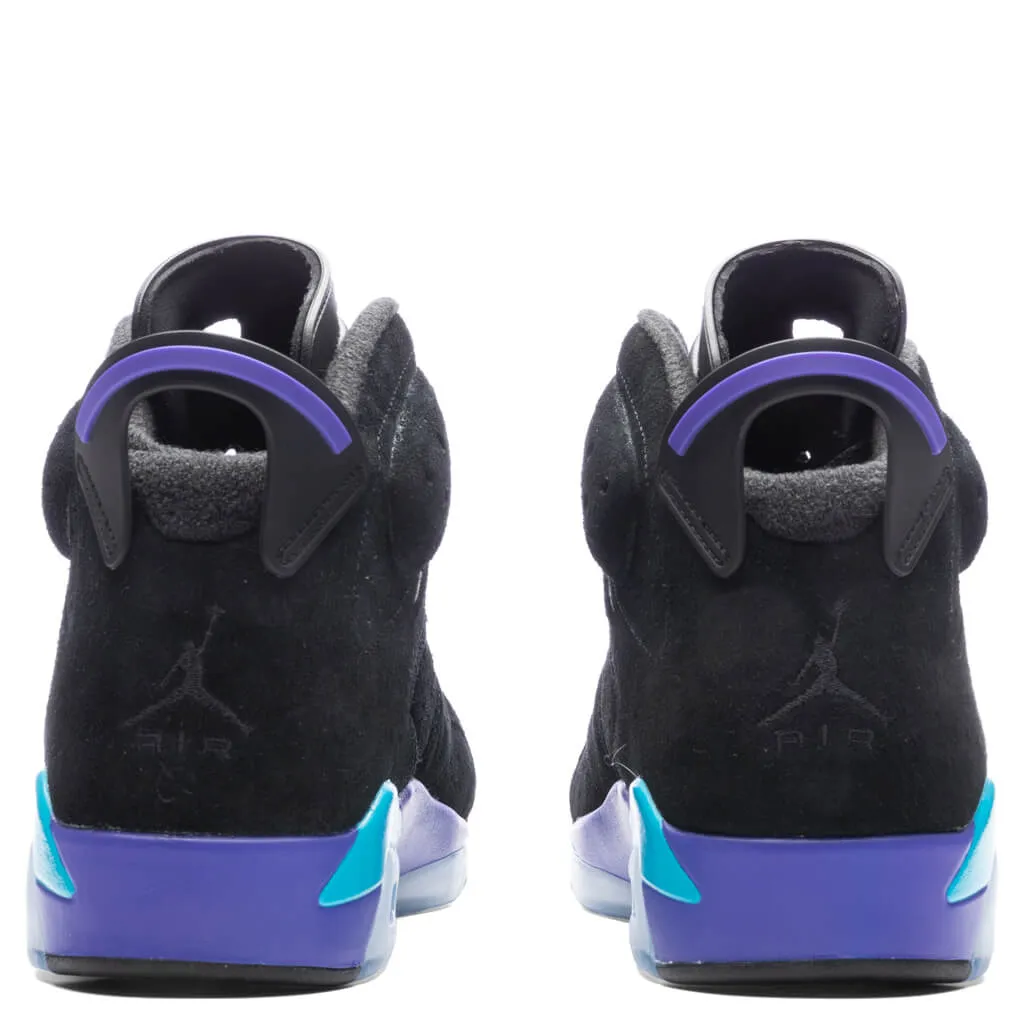 Air Jordan 6 Retro 'Aqua' - Black/Bright Concord/Aquatone