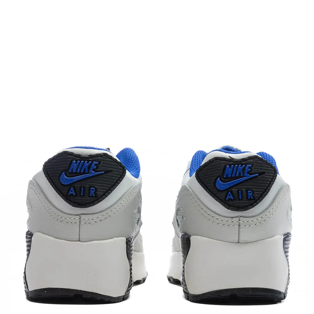 Air Max 90 LTR (GS) - Summit White/Racer Blue/Light Bone