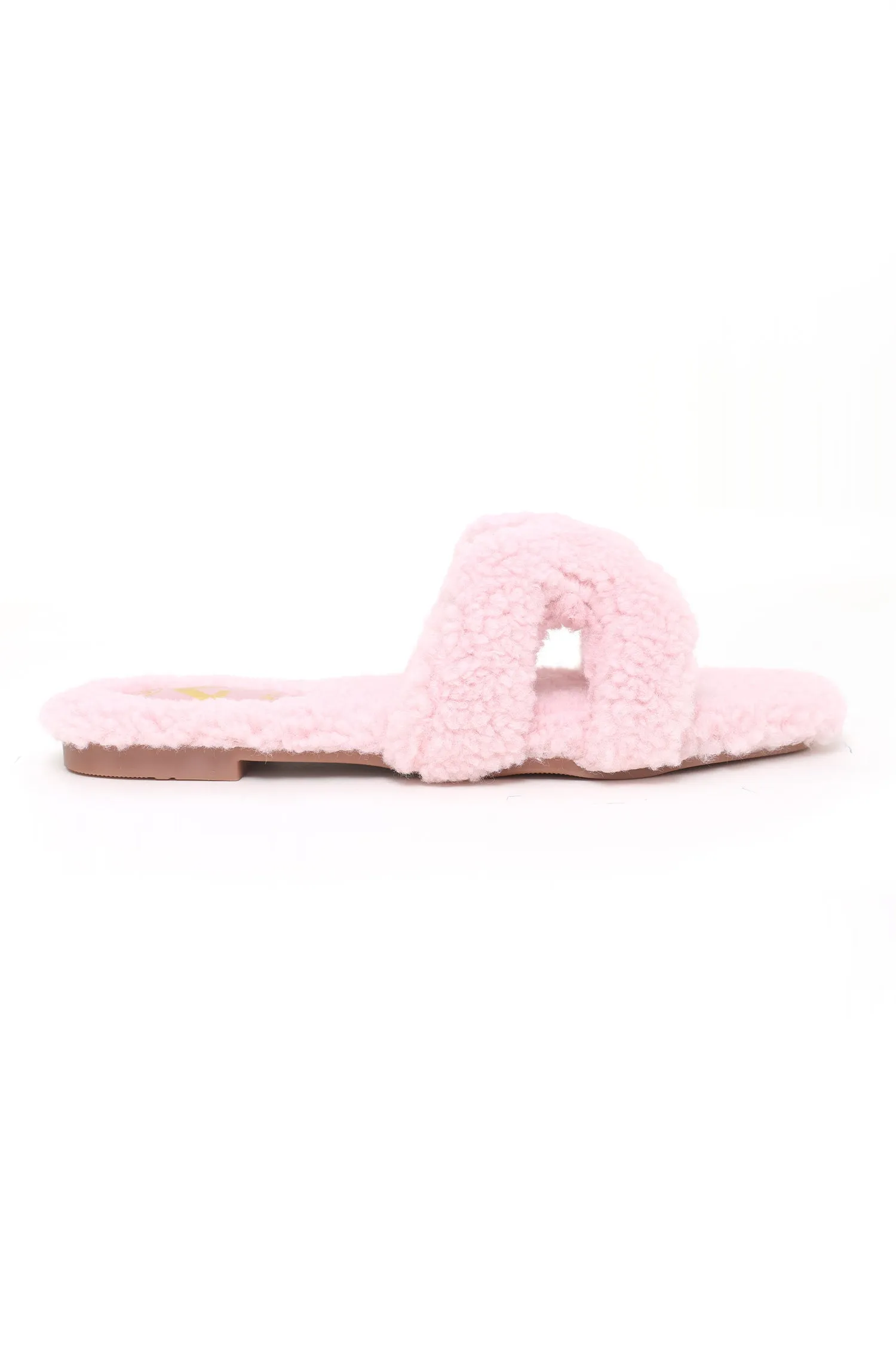 ALMAS FUR FLATS-PINK