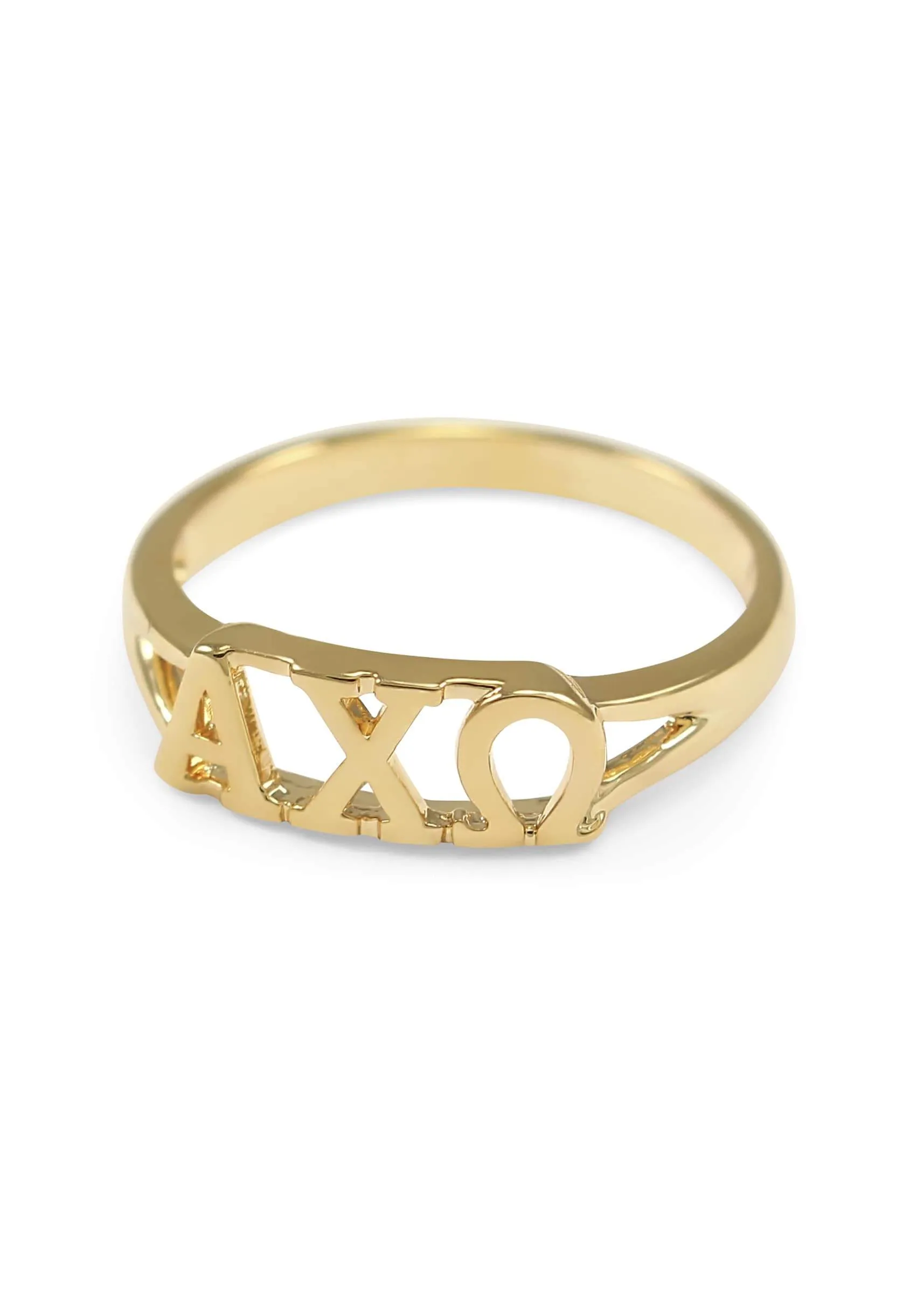 Alpha Chi Omega Sunshine Gold Ring