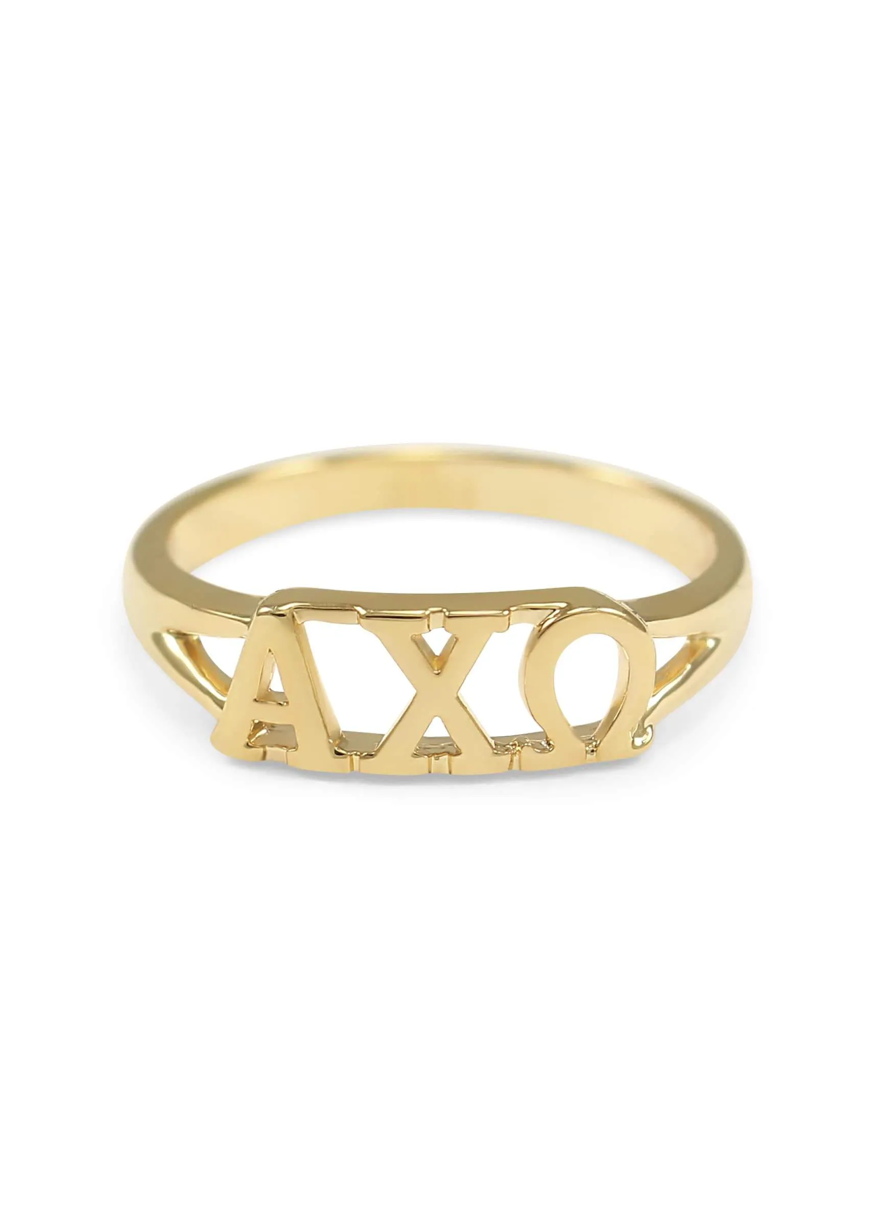 Alpha Chi Omega Sunshine Gold Ring