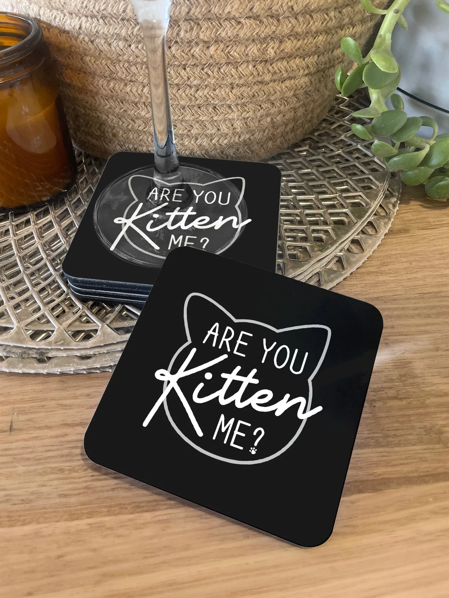 Are You Kitten Me? Coaster