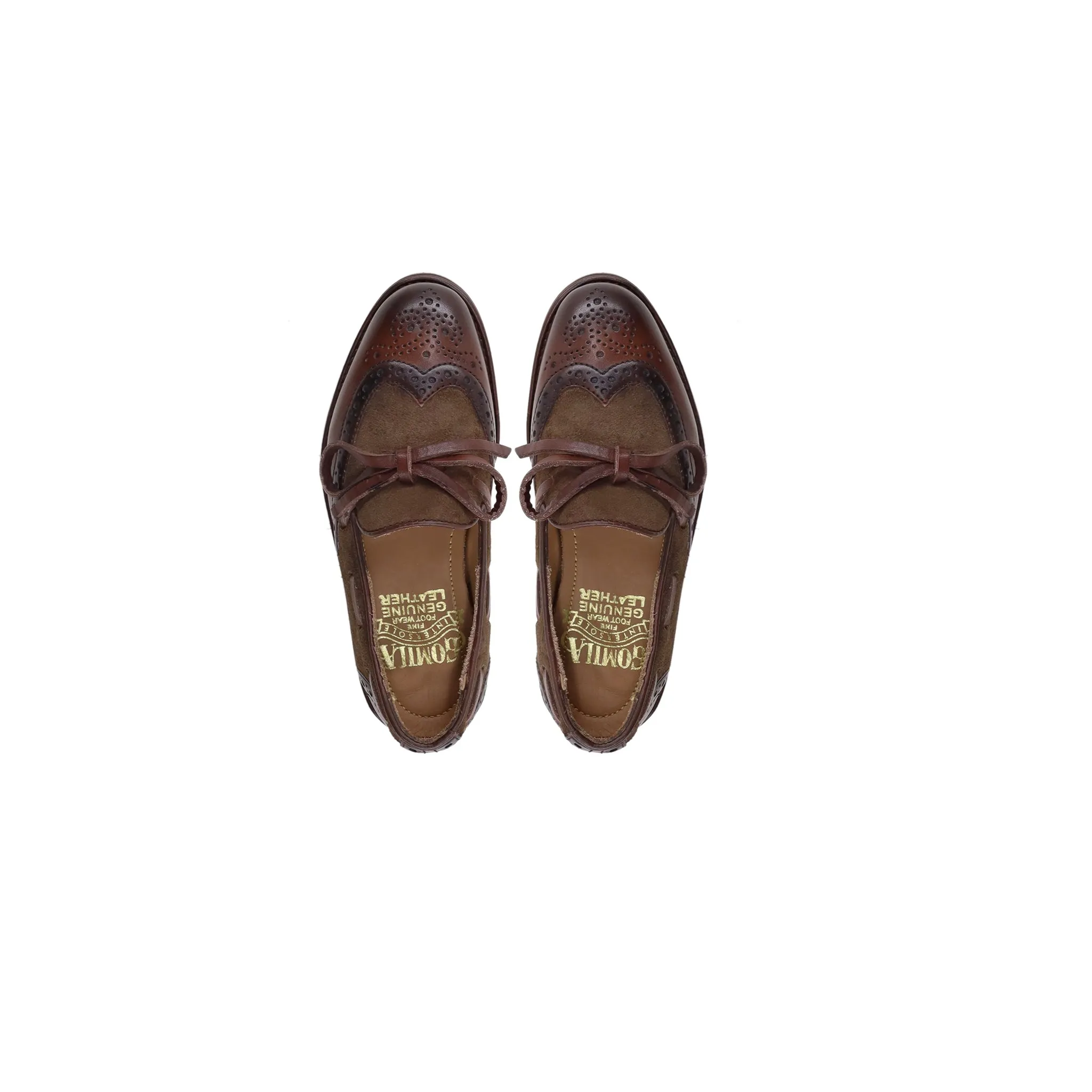 Arlie - Kid's Burnished Brown Calf Leather and Brown Kid Suede Loafer (5-12 Year's Old)