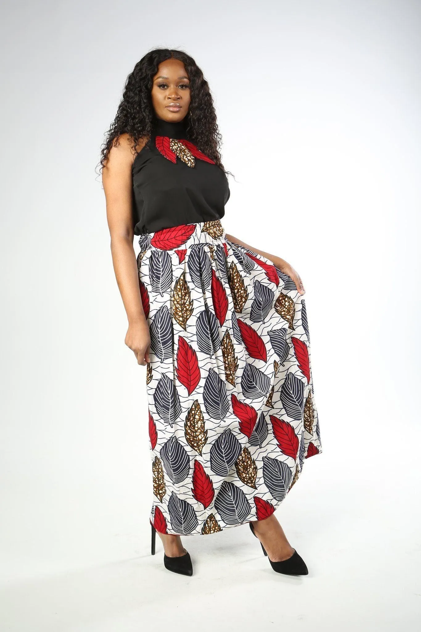 BABINA African Print Dress