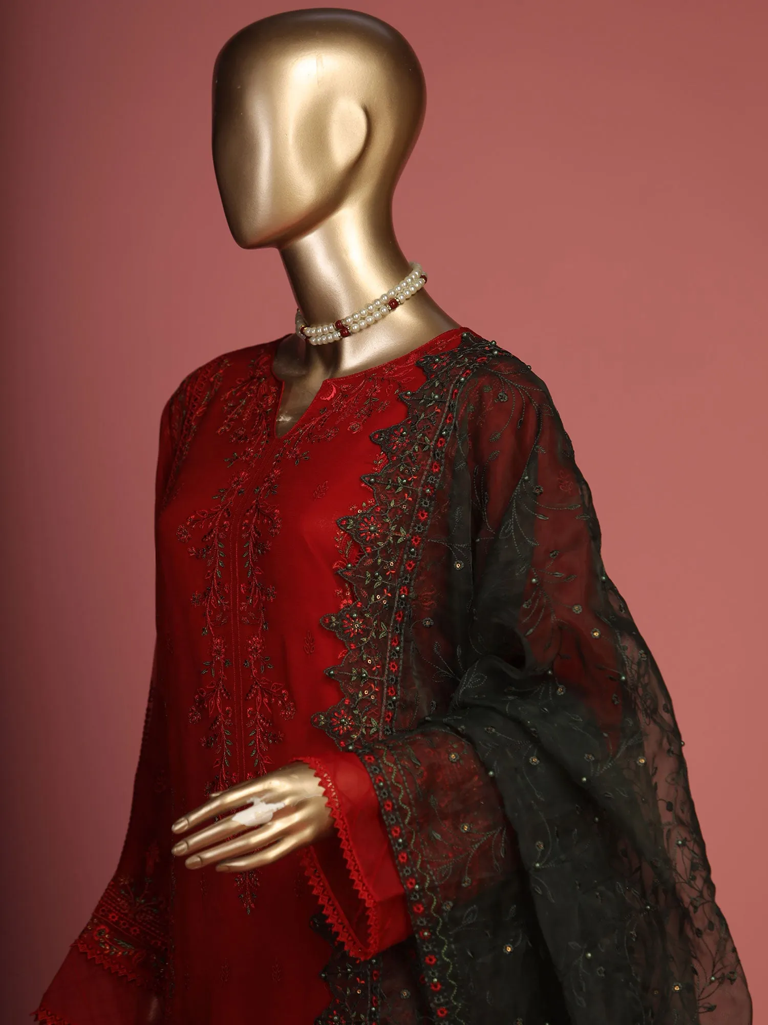 Bin Saeed "Shaifoon" Luxury Red Suit