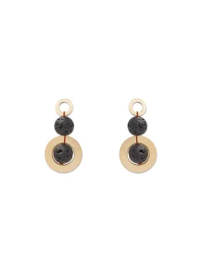 Black Lava Lurra Earrings