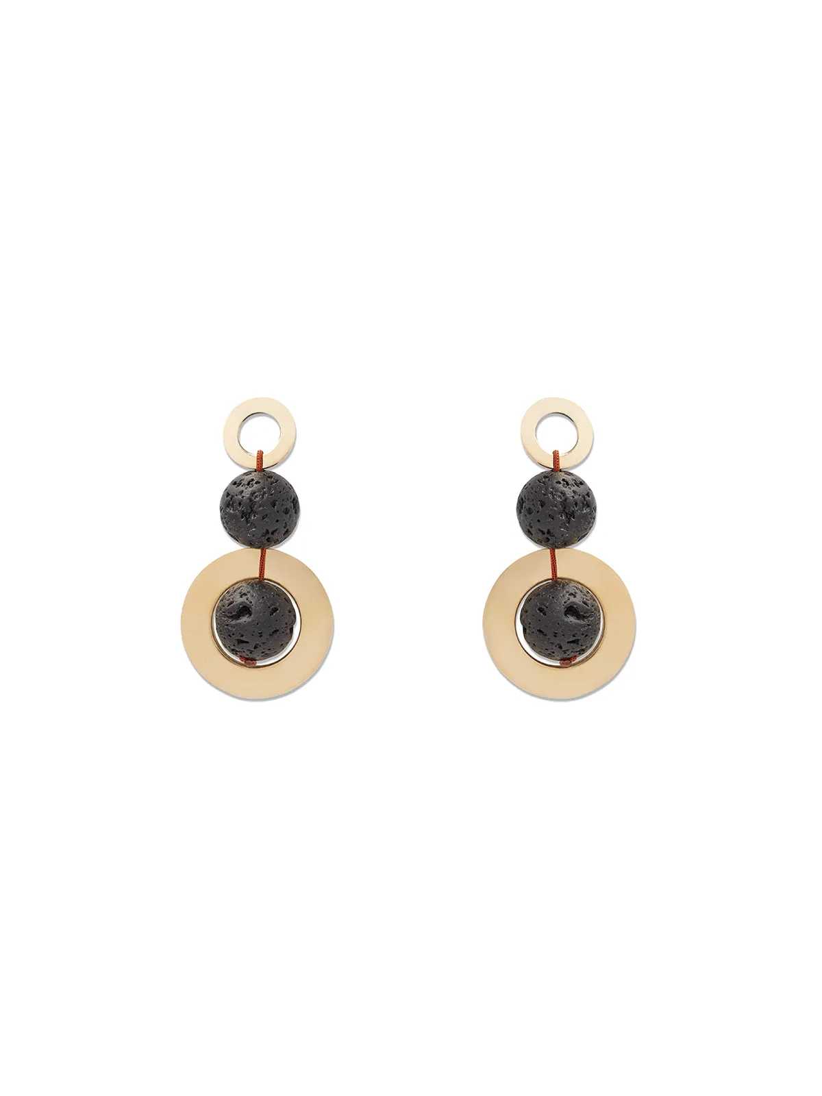 Black Lava Lurra Earrings