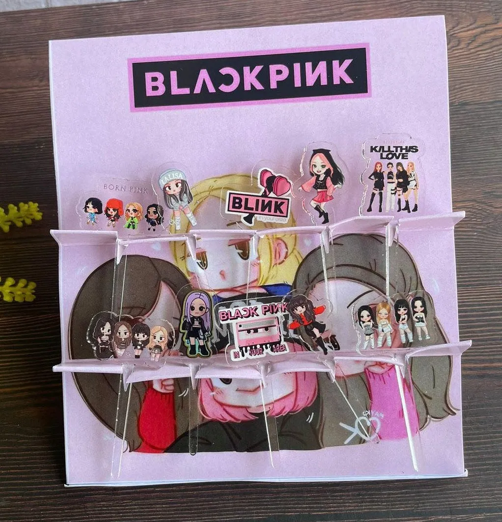 Black Pink Acrylic Food Picks