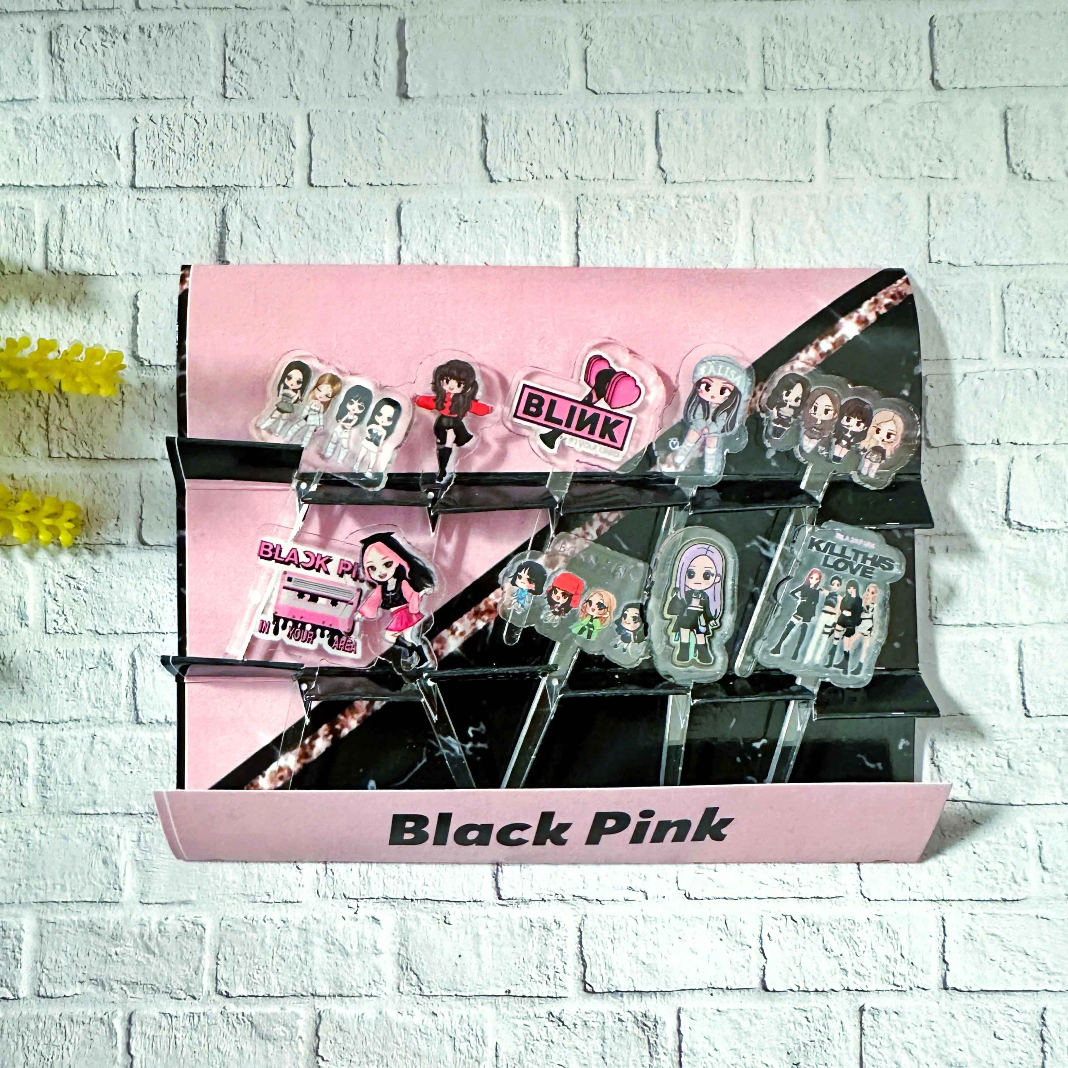 Black Pink Acrylic Food Picks