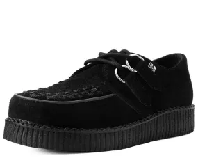 Black Suede Viva Low Creeper