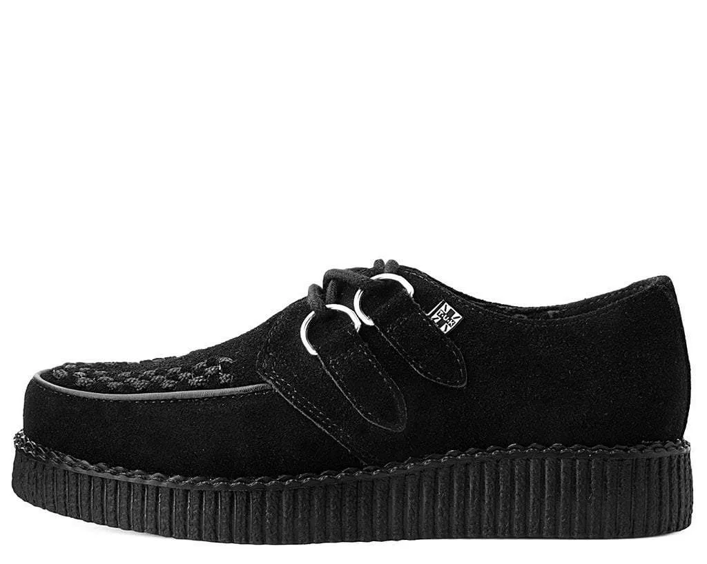 Black Suede Viva Low Creeper