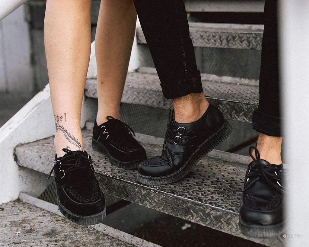 Black Suede Viva Low Creeper