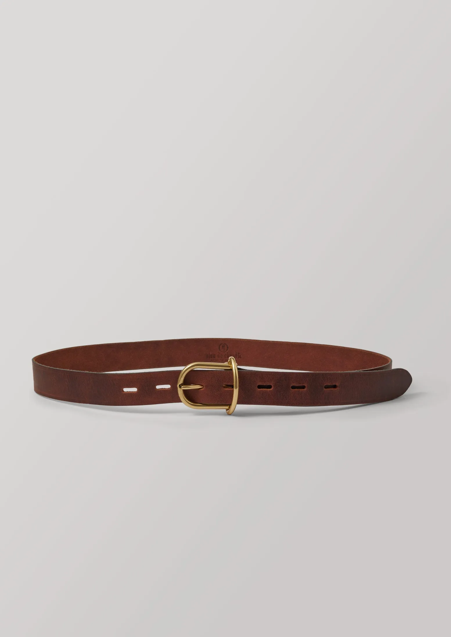 Bleu De Chauffe Leather Belt | Tan