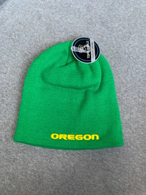 Bright Green Oregon Ducks Beanie