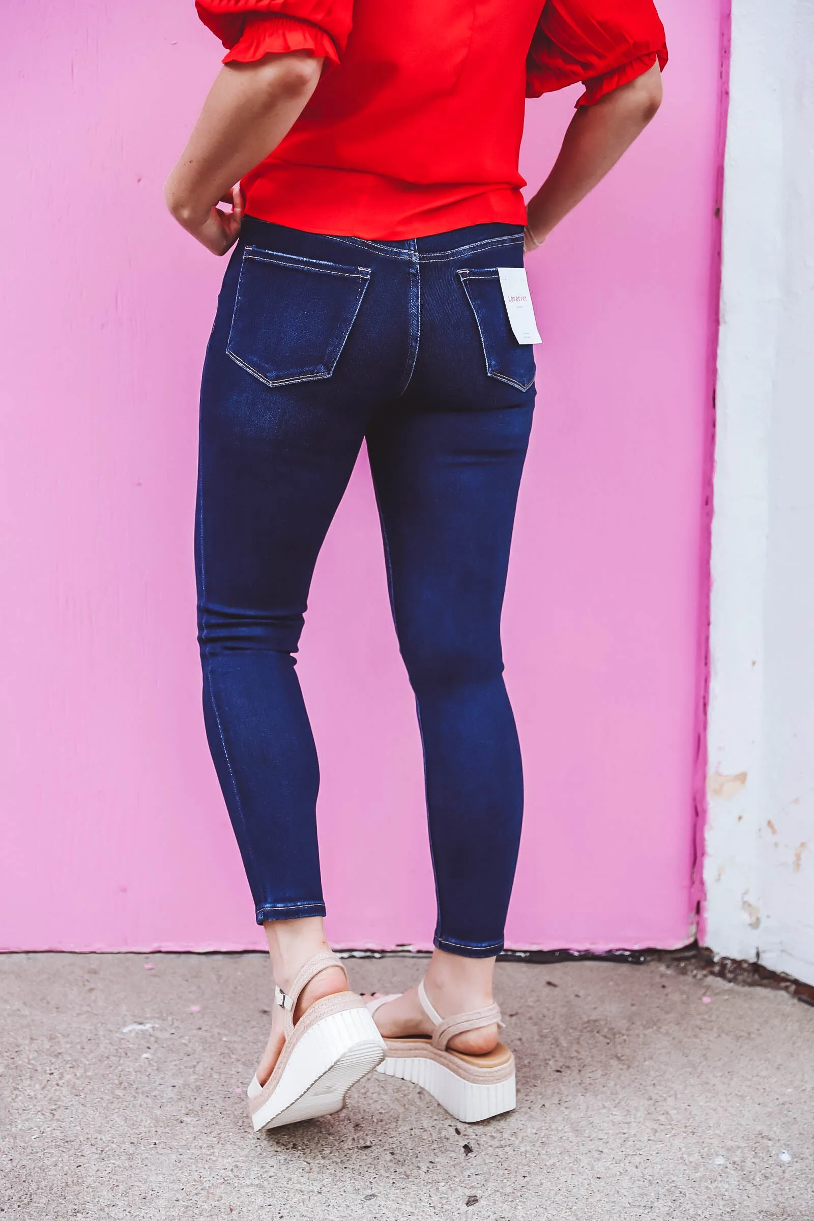 Brooklyn Mid Rise Skinny Denim