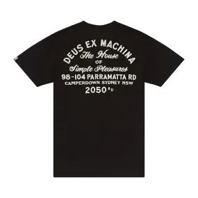 Camperdown Address Tee - Black