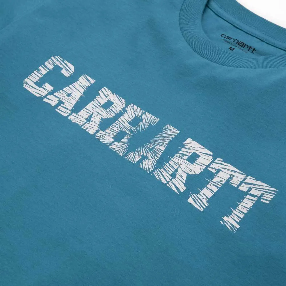 Carhartt WIP S/S Speedlines T-Shirt - Pizol / White