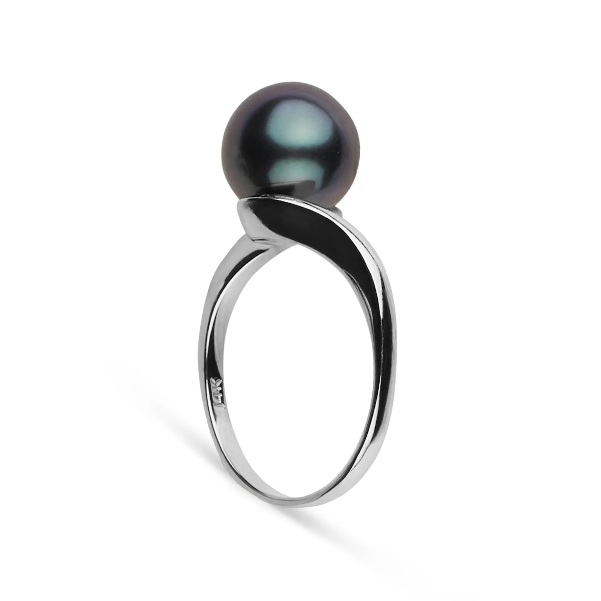 Cascade Collection 9.0-10.0 mm Tahitian Pearl Ring