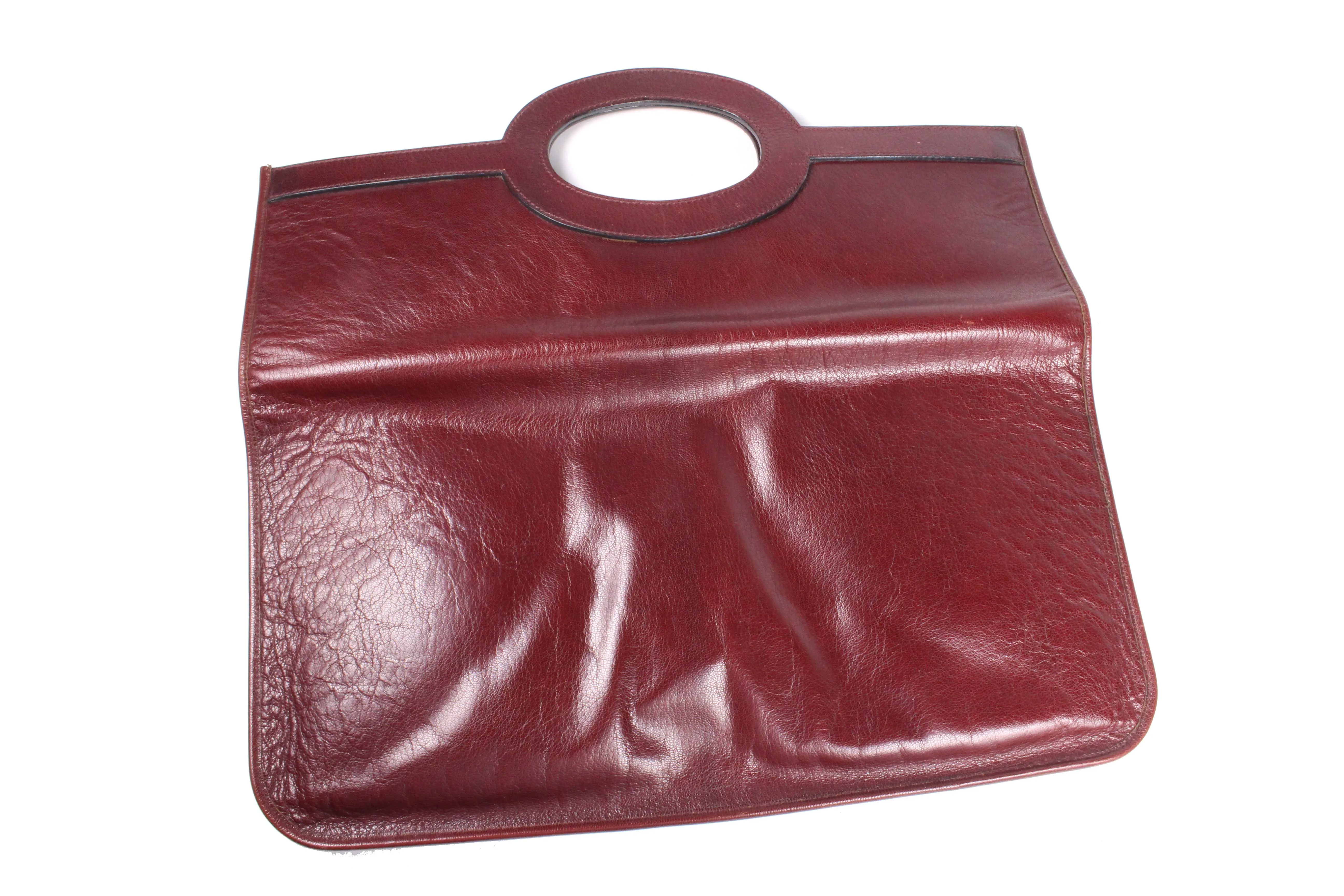 CHRISTIAN DIOR foldable envelope leather clutch bag