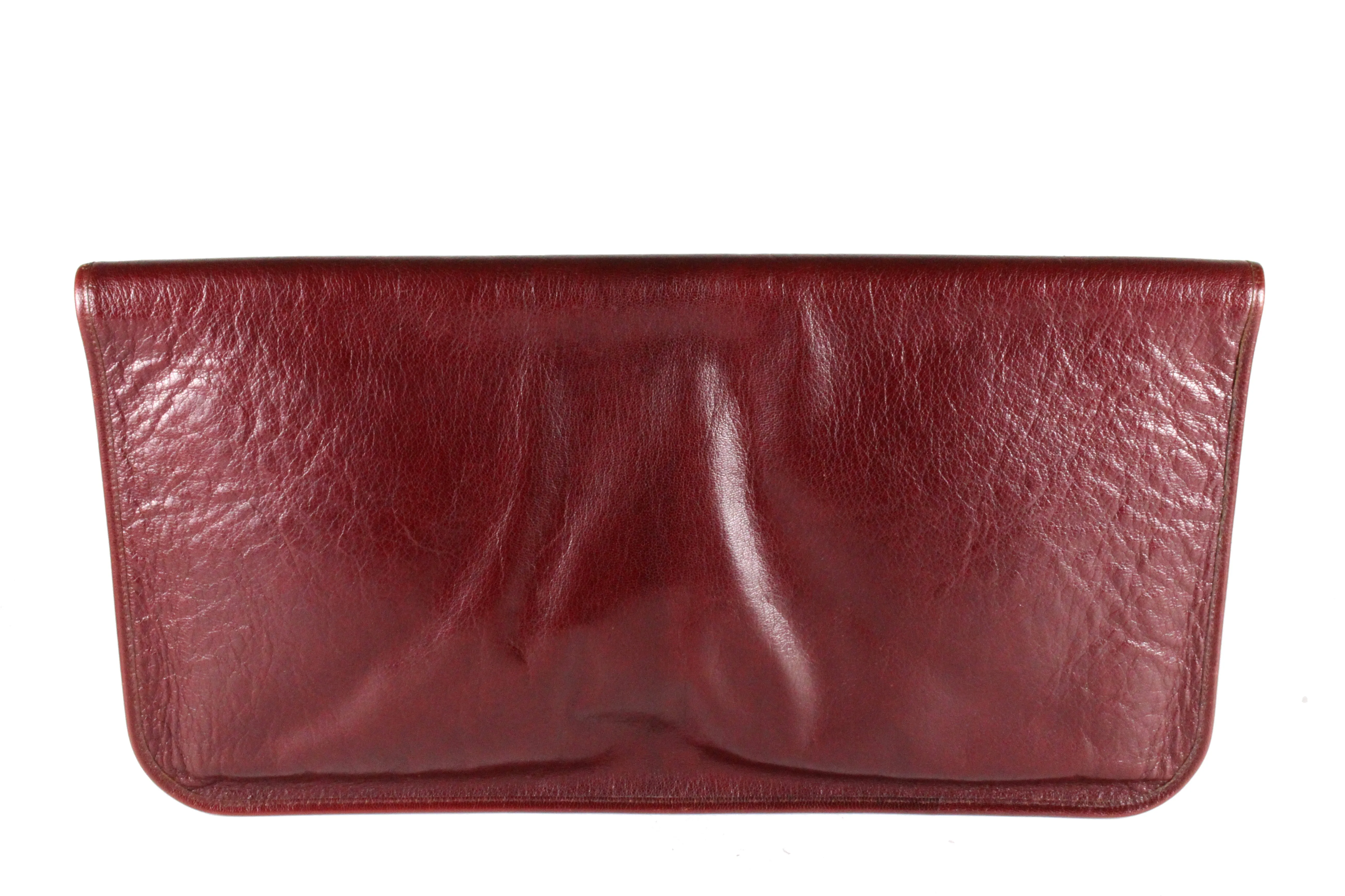 CHRISTIAN DIOR foldable envelope leather clutch bag