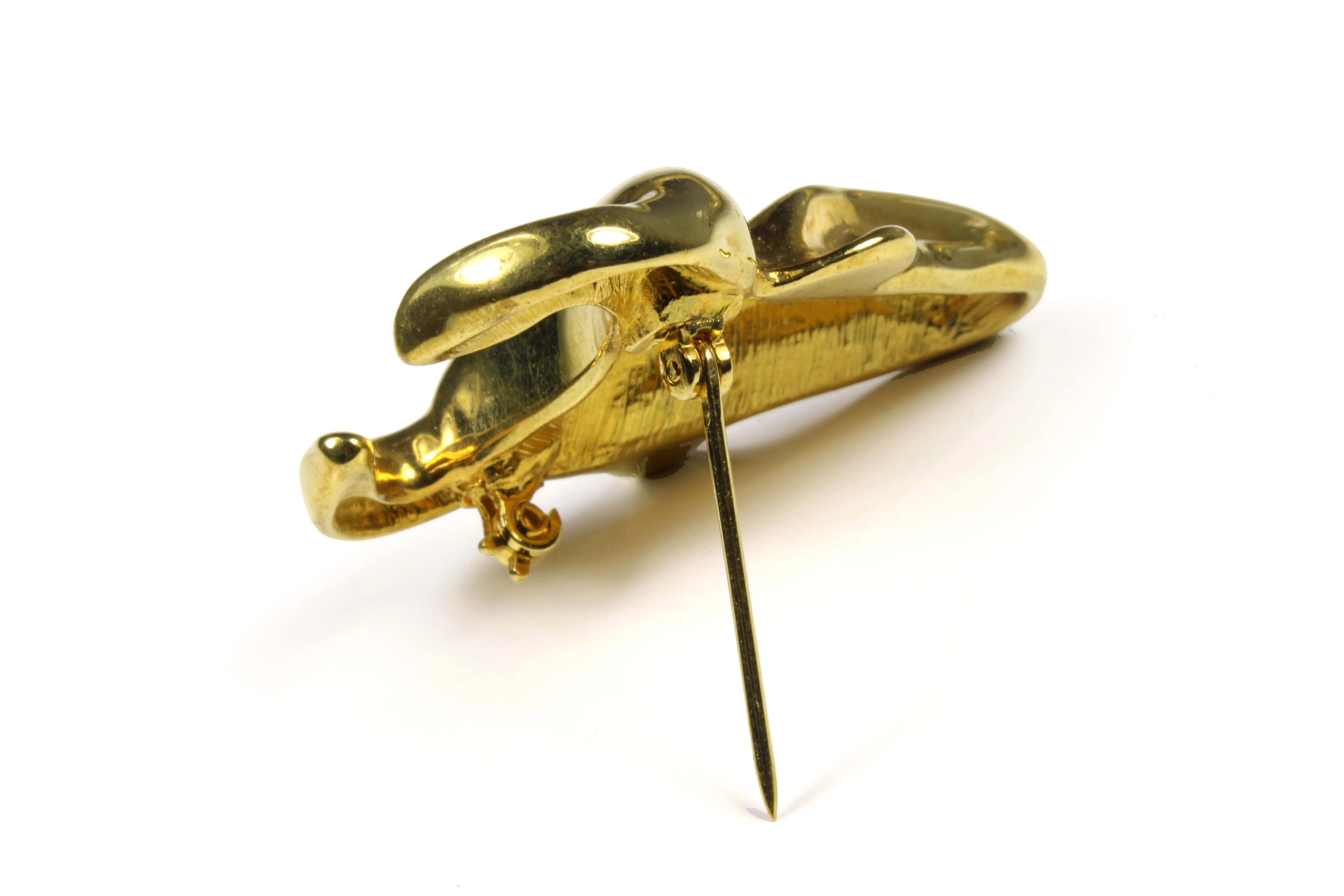 CHRISTIAN LACROIX bull head brooch