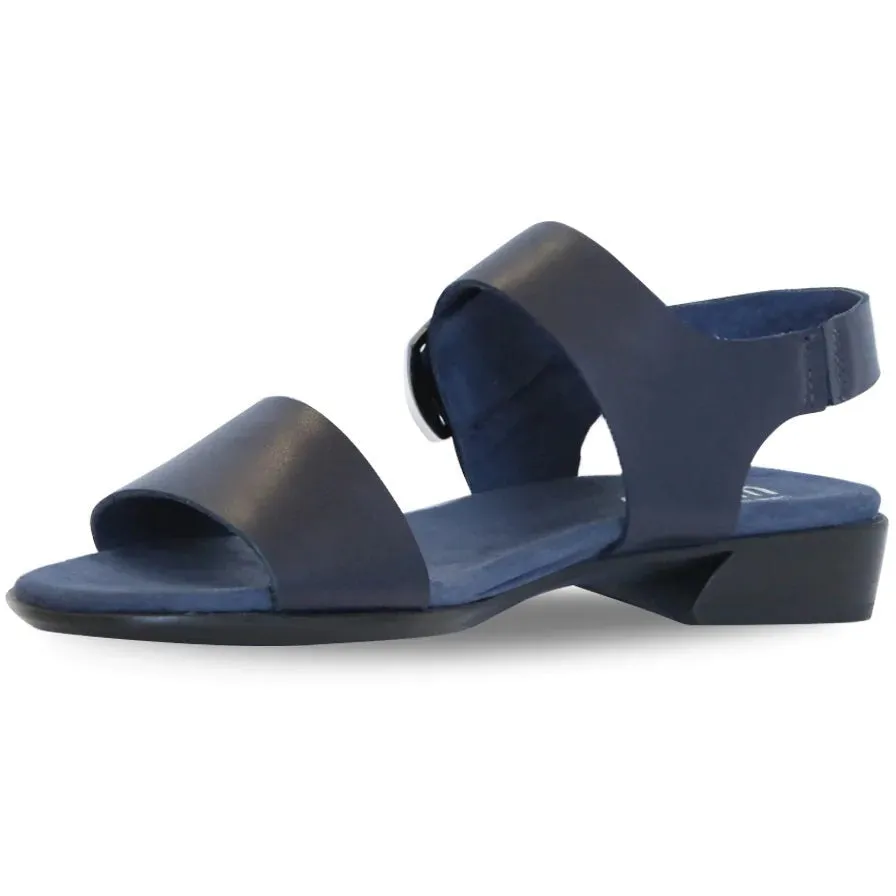 Cleo Navy Leather Dress Sandals LIMITED STOCK