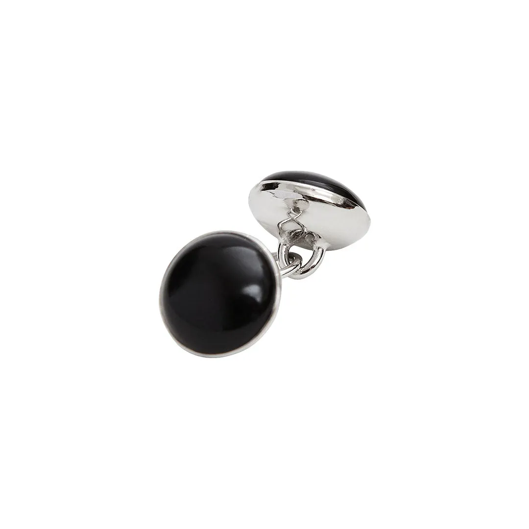 Codis Maya Onyx Capsule Cufflinks