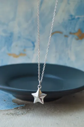 Cool Star Sterling Silver Chain Necklace