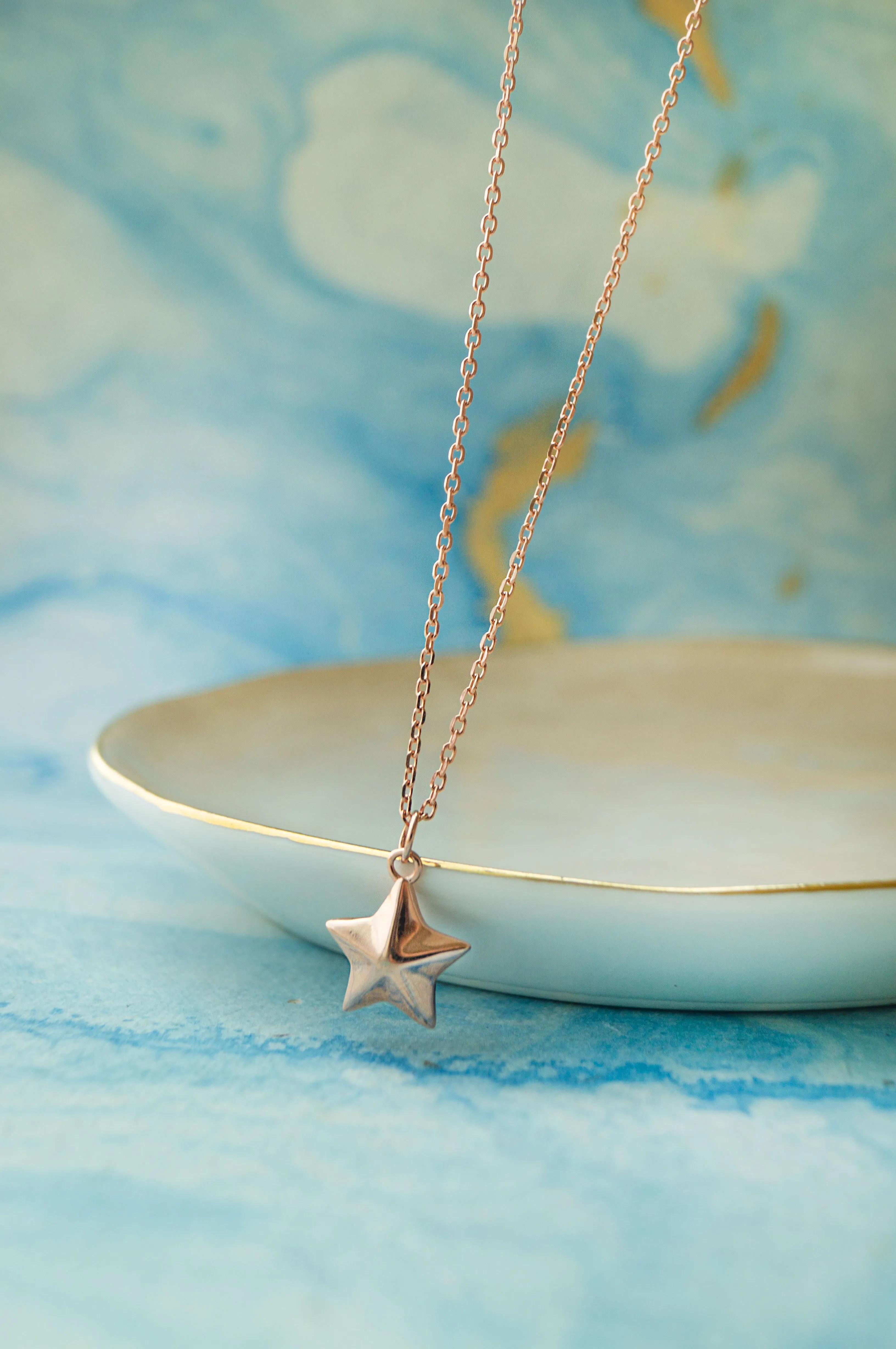 Cool Star Sterling Silver Chain Necklace