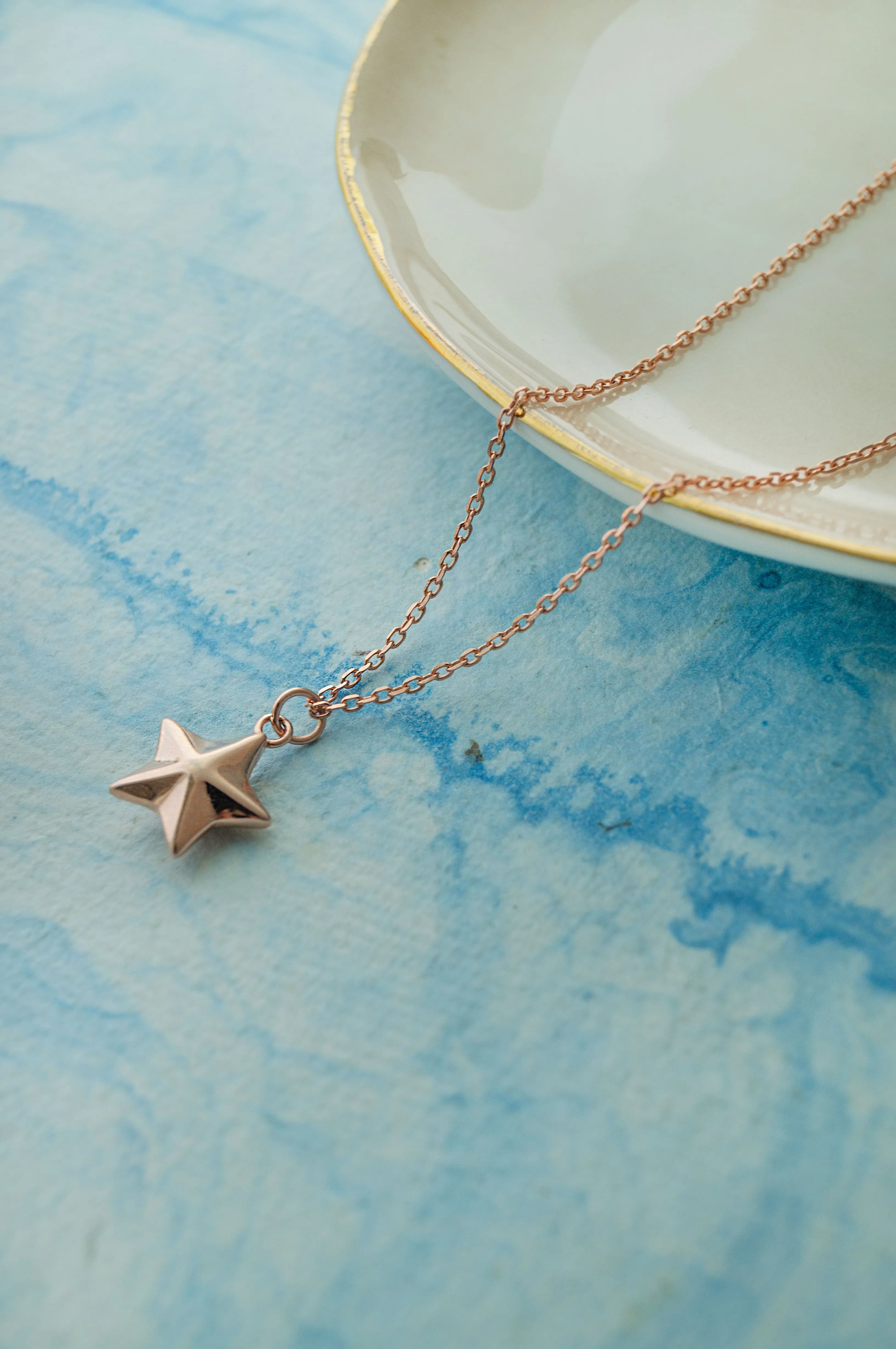 Cool Star Sterling Silver Chain Necklace