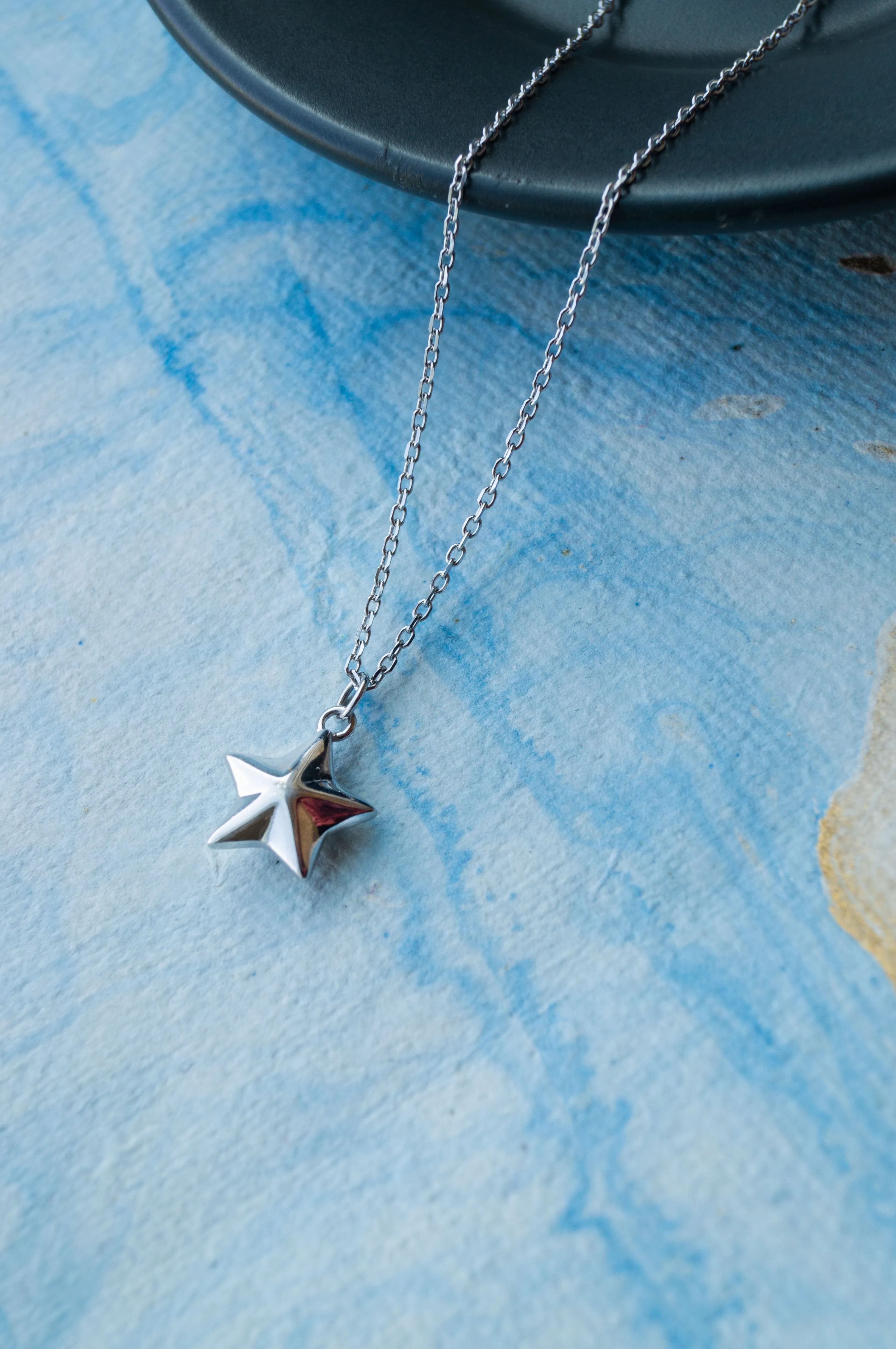 Cool Star Sterling Silver Chain Necklace