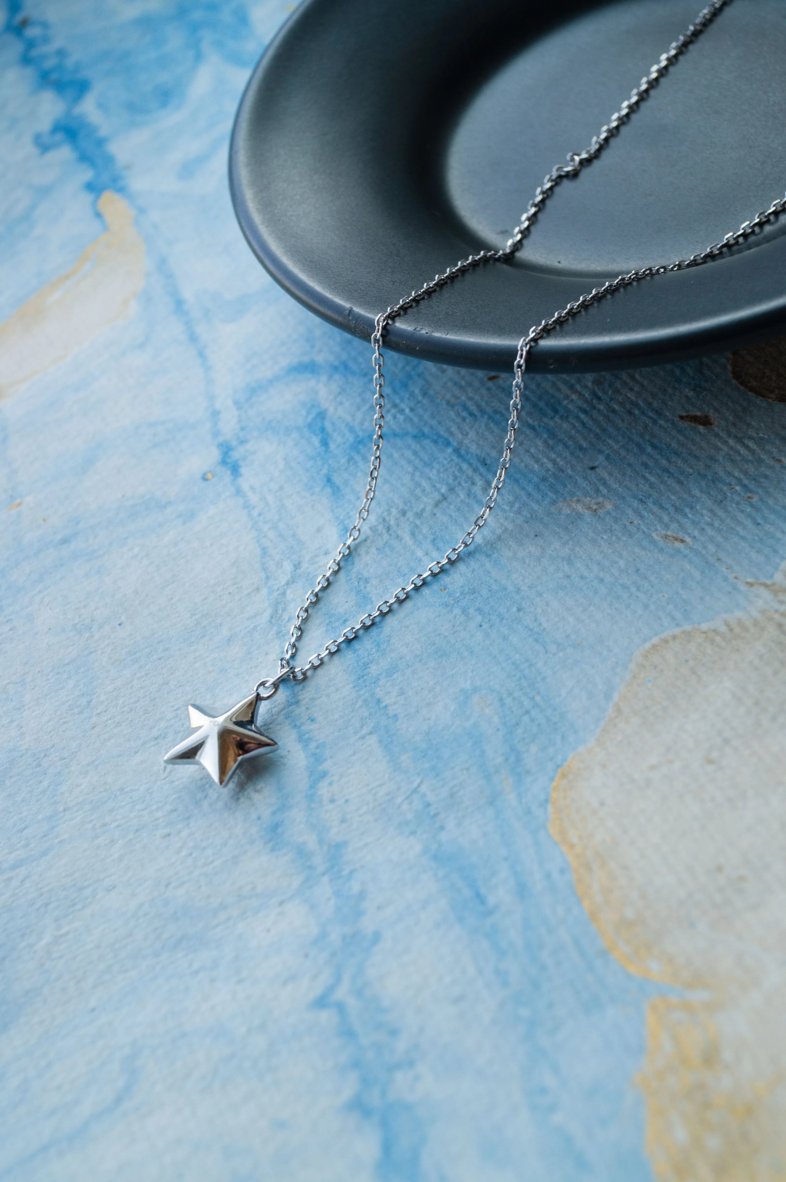 Cool Star Sterling Silver Chain Necklace